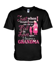 Love being a gandma V-Neck T-Shirt thumbnail
