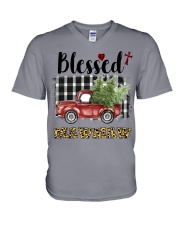 BLESSED MAWMAW V-Neck T-Shirt thumbnail