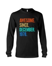 AWESOME SINCE DECEMBER 1978 Long Sleeve Tee thumbnail