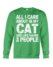 Funny Cat T Shirt Crewneck Sweatshirt thumbnail
