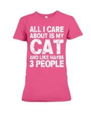 Funny Cat T Shirt Premium Fit Ladies Tee thumbnail