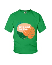 Live and let live Youth T-Shirt tile
