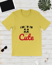 I know i'm cute Premium Fit Mens Tee lifestyle-mens-crewneck-front-17
