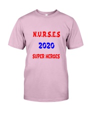 Nurses 2020 Super Heroes Classic T-Shirt front