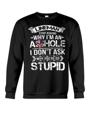 lineman10 Crewneck Sweatshirt thumbnail