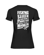 FISHING SAVED ME Premium Fit Ladies Tee thumbnail