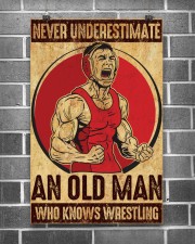 Old Man Knows Wrestling 11x17 Poster aos-poster-portrait-11x17-lifestyle-18