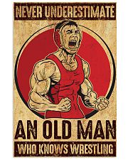 Old Man Knows Wrestling 11x17 Poster front