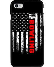 American Flag Bowling Backside Phone Case tile