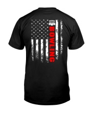 American Flag Bowling Backside Premium Fit Mens Tee tile
