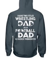 Two Titles Wrestling Dad and Football Dad Hooded Sweatshirt tile