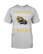Excavator Grandpa Cooler Classic T-Shirt tile