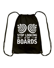 Darts Stop Looking LT Drawstring Bag tile