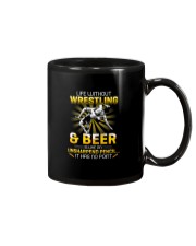 Beer And Wrestling HS Mug tile