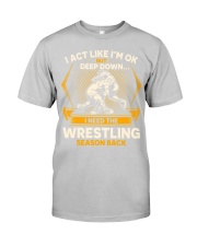 Wrestling Season Back Classic T-Shirt tile
