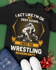 Wrestling Season Back Classic T-Shirt apparel-classic-tshirt-lifestyle-back-69