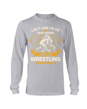 Wrestling Season Back Long Sleeve Tee tile