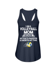 Volleyball Mom Because My Kid's Ladies Flowy Tank tile