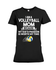 Volleyball Mom Because My Kid's Premium Fit Ladies Tee tile