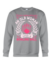 Bowling Old Woman HS Crewneck Sweatshirt tile