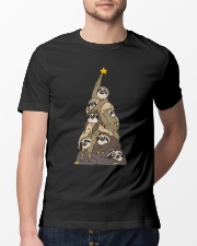 Christmas Sloth Christmas Tree Matching Sweatshirt Classic T-Shirt lifestyle-mens-crewneck-front-13