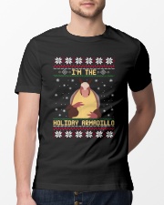 Im The Holiday Armadillo Christmas Sweater Ugly Classic T-Shirt lifestyle-mens-crewneck-front-13