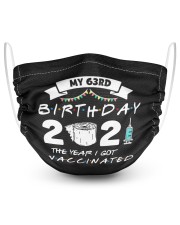 My 63rd Birthday The Year I Got Vaccinated Masks tile
