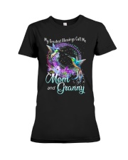 Grandma blessing granny Premium Fit Ladies Tee tile