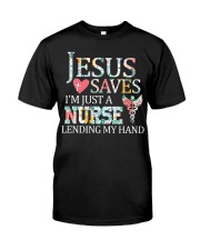 I'm just a nurse lending my hand Premium Fit Mens Tee tile