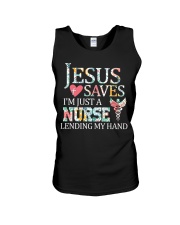 I'm just a nurse lending my hand Unisex Tank tile