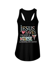I'm just a nurse lending my hand Ladies Flowy Tank tile