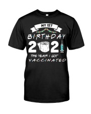 My 1st Birthday The Year I Got Vaccinated Premium Fit Mens Tee tile