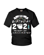 My 1st Birthday The Year I Got Vaccinated Youth T-Shirt tile