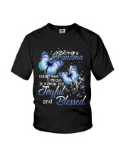 Being a grandma makes me joyful and blessed Youth T-Shirt tile