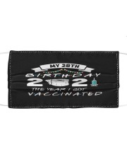 My 28th Birthday The Year I Got Vaccinated Mask tile