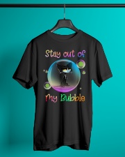 Stay out of my bubble funny cat t-shirt Classic T-Shirt lifestyle-mens-crewneck-front-3