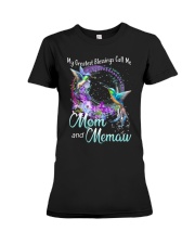 Grandma blessing memaw Premium Fit Ladies Tee tile