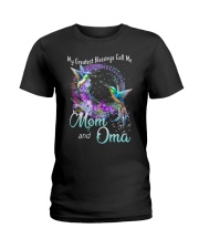 Grandma blessing oma Ladies T-Shirt tile