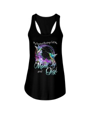 Grandma blessing gigi Ladies Flowy Tank tile