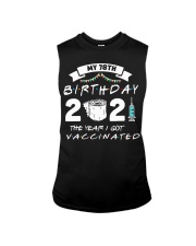 My 78th Birthday The Year I Got Vaccinated Sleeveless Tee tile