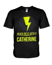 Catherine Never Mess With A Catherine V-Neck T-Shirt thumbnail