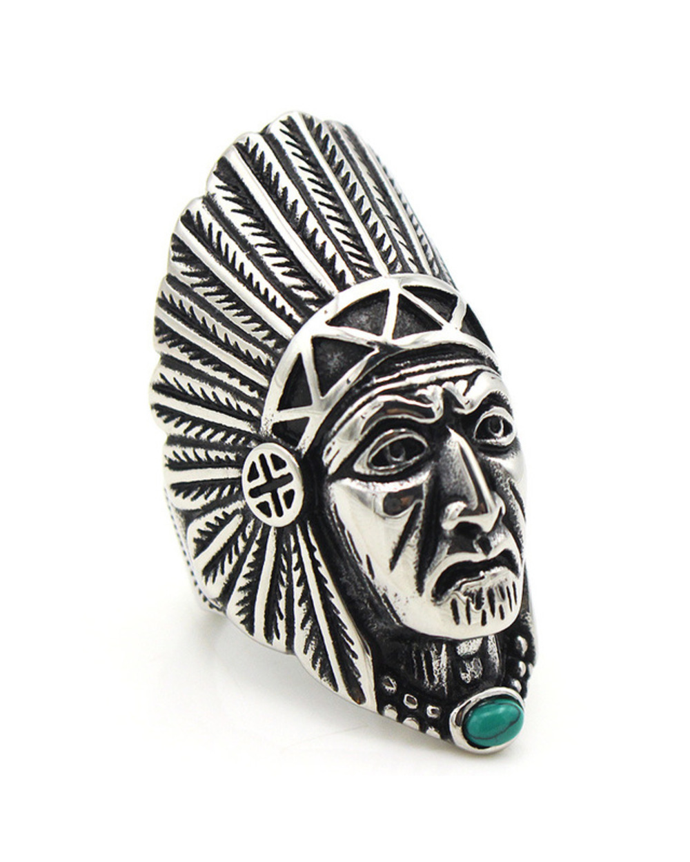 Indian Tribe Chief Finger Rings for Women template