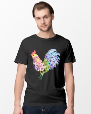 Chicken Flower Classic T-Shirt lifestyle-mens-crewneck-front-15