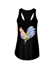Chicken Flower Ladies Flowy Tank thumbnail