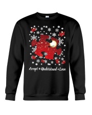 Autism Accept understand love Christmas Shirt Crewneck Sweatshirt thumbnail