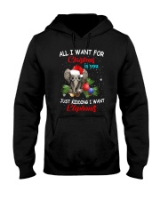 All I want for Christmas I want Elephants shirt Hooded Sweatshirt thumbnail