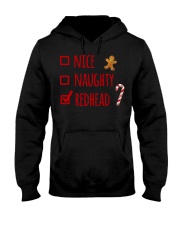 Nice Naughty Redhead Christmas sweater Hooded Sweatshirt thumbnail