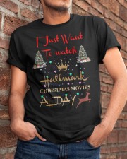 I just want to watch Hallmark Christmas shirt Classic T-Shirt apparel-classic-tshirt-lifestyle-26