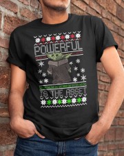 Powerful is the asset Christmas Baby Yoda shirt Classic T-Shirt apparel-classic-tshirt-lifestyle-26
