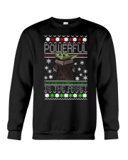 Powerful is the asset Christmas Baby Yoda shirt Crewneck Sweatshirt thumbnail